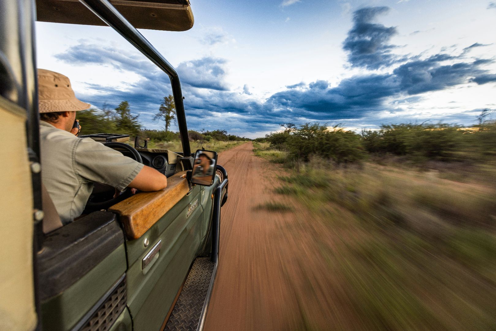 Conservancy ranger on patrol